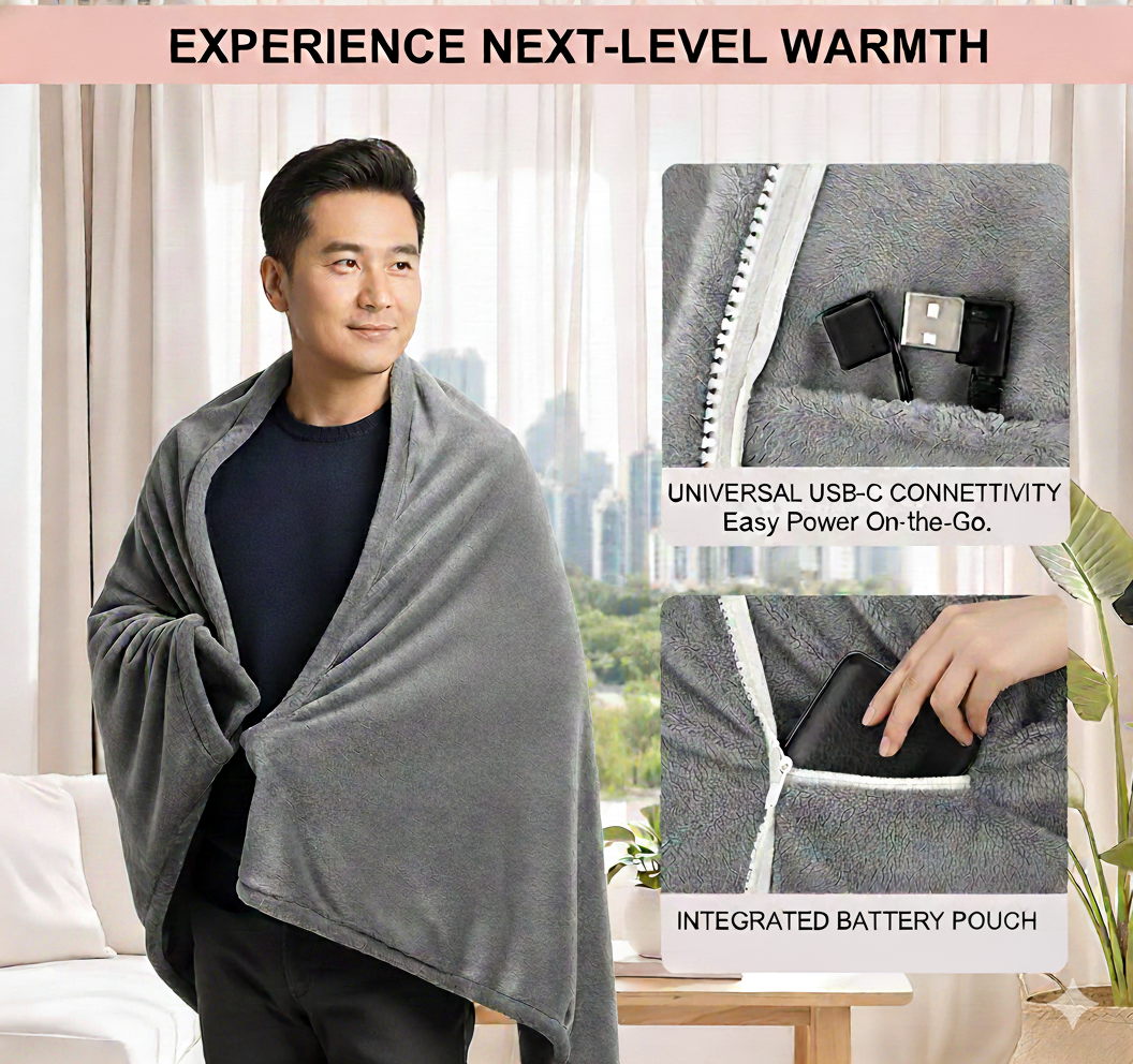 CozyWrap™ Heated Shawl TM