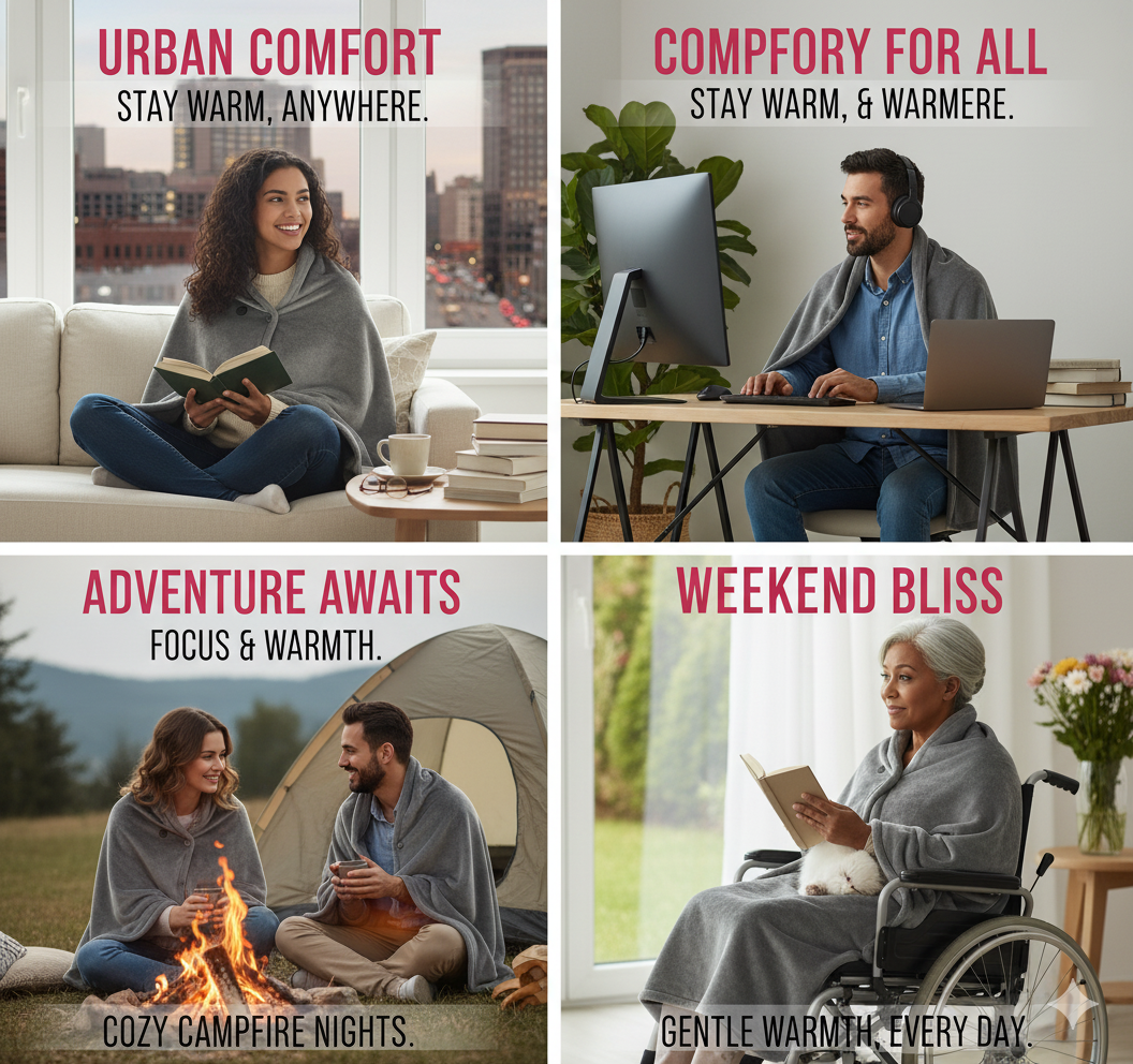 AuraWarm™ Heated Shawl